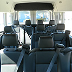 Rear Seating, Front View – Straight Passenger